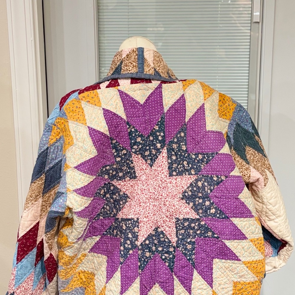 Patchwork Quilted Women's Jacket - Picture 2 of 6